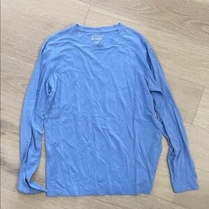 Coolibar Men's Light Blue Long Sleeve Shirt size medium UPF 50 +